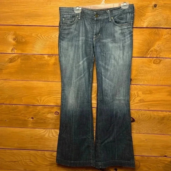Citizens‎ of Humanity Womens 31 Jeans stretch low waist full leg Denim stretch - Picture 1 of 12